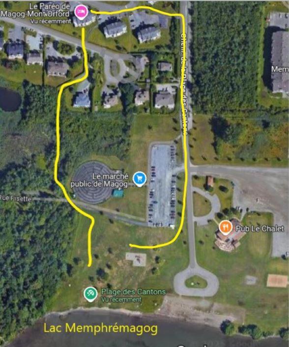 Le Paréo Club Azur Plage Memphrémagog Bagian luar foto